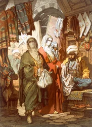 El bazar de la seda, 1865